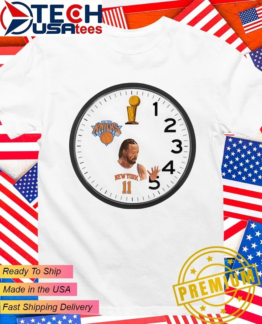 Knicks in 5 Jalen Brunson clock shirt