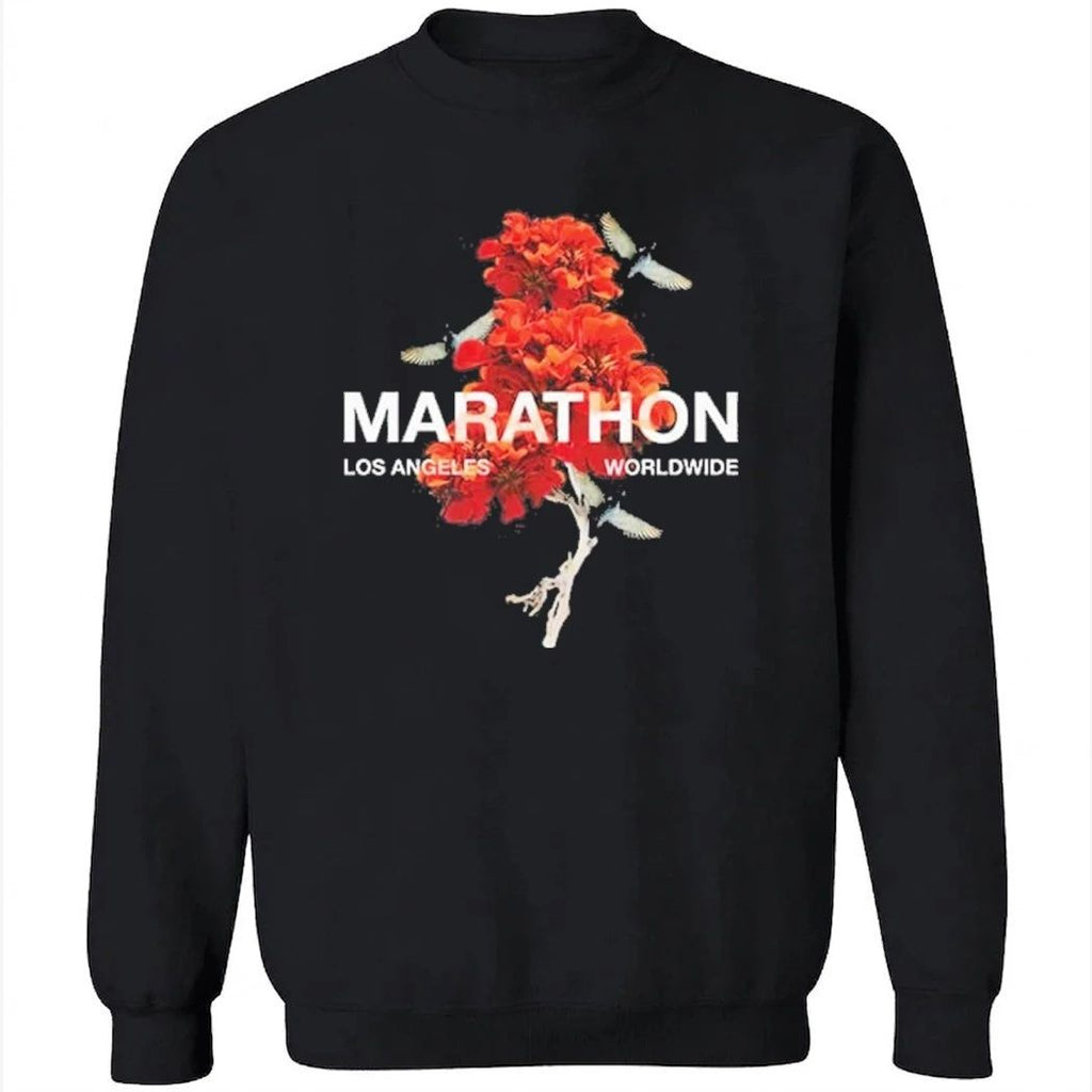 Ryan Clark Wearing Marathon Los Angeles Worldwide Shirt