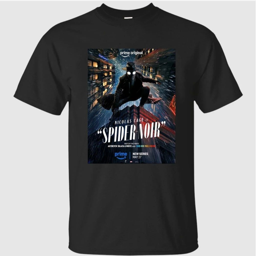 Spider-Noir Starring Nicolas Cage New Series Poster True Hue Full Color Version Shirt