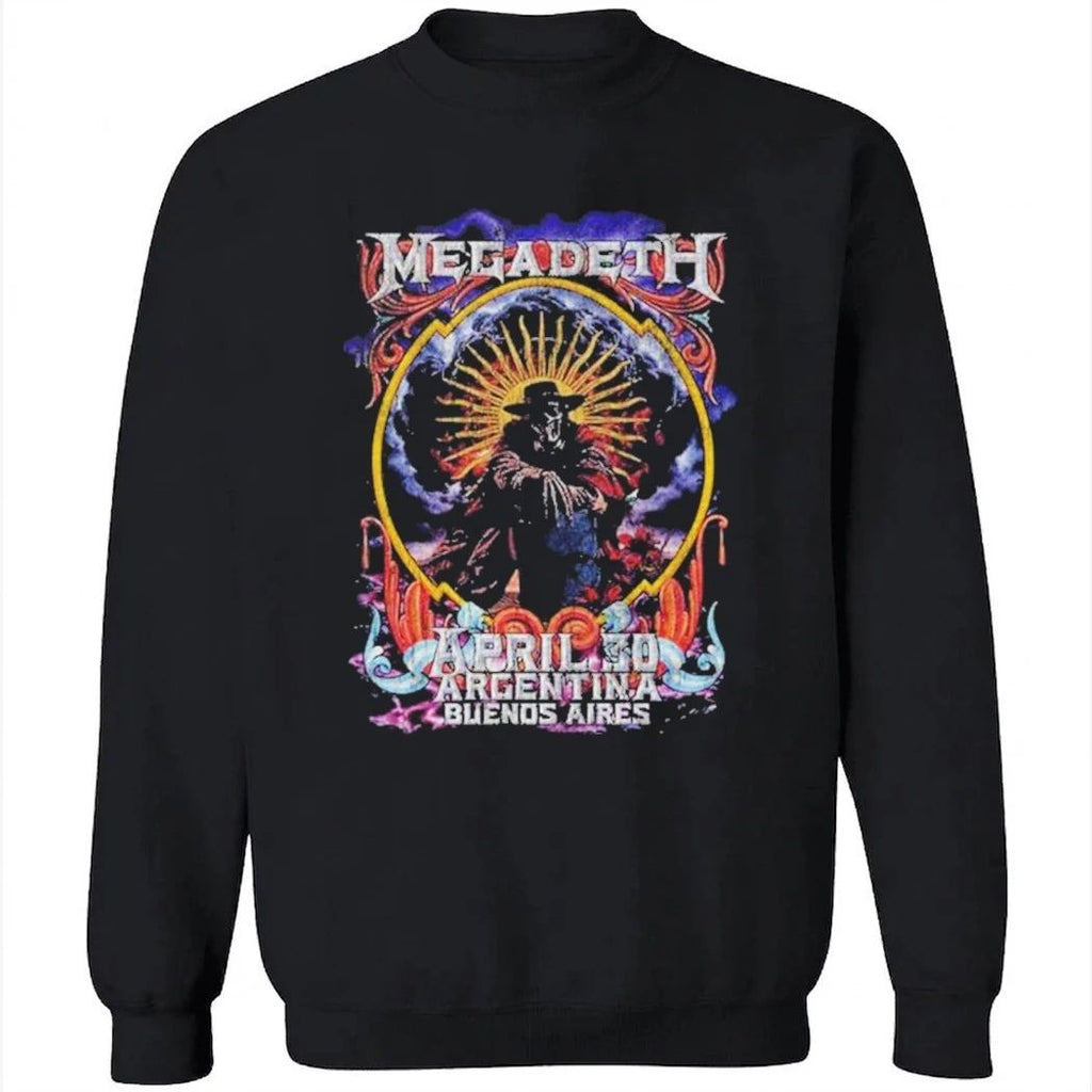 Megadeth Argentina 2026 At Buenos Aires On April 30 2026 Shirt