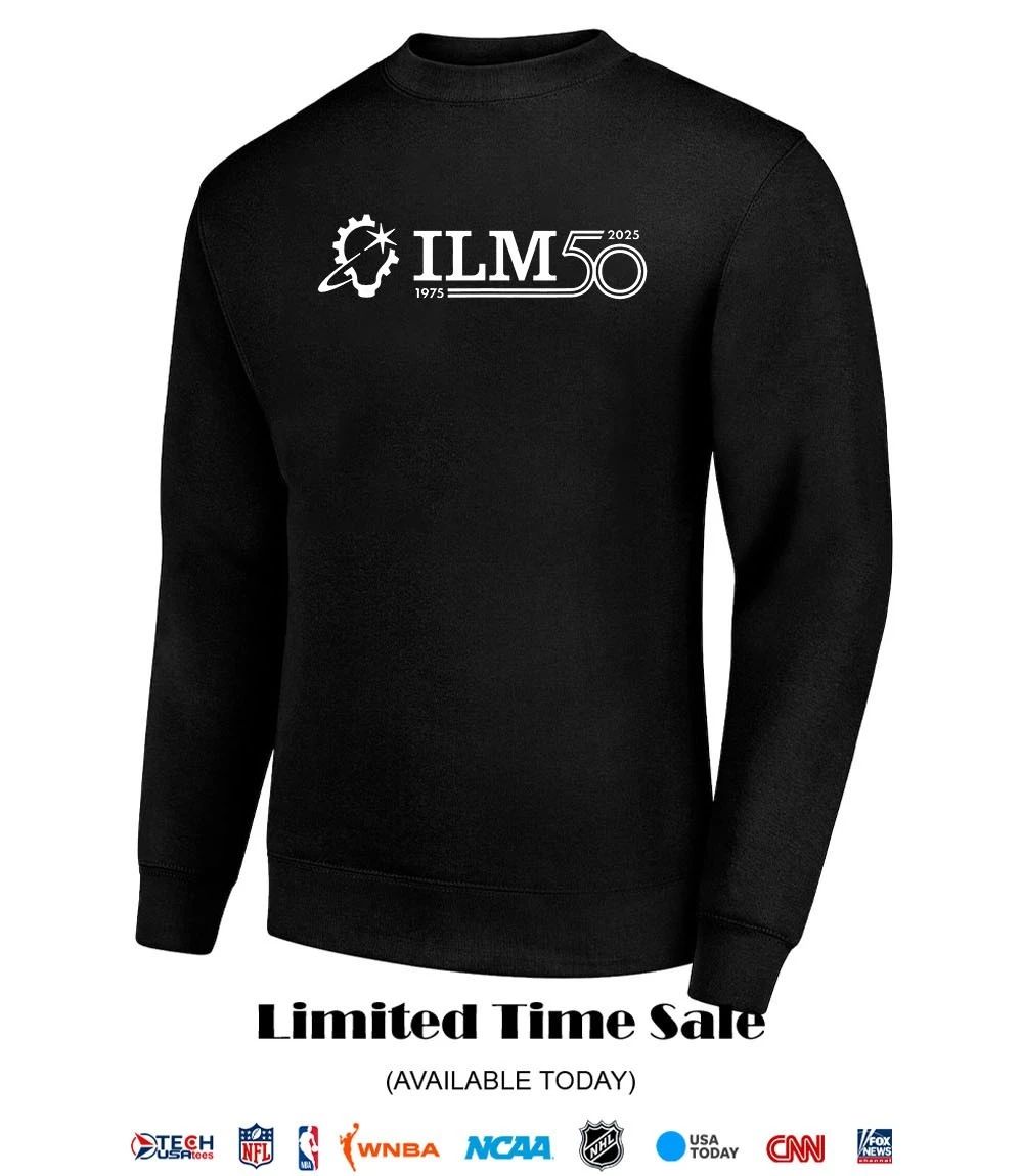 ILM 50th Anniversary 1975-2025 logo shirt