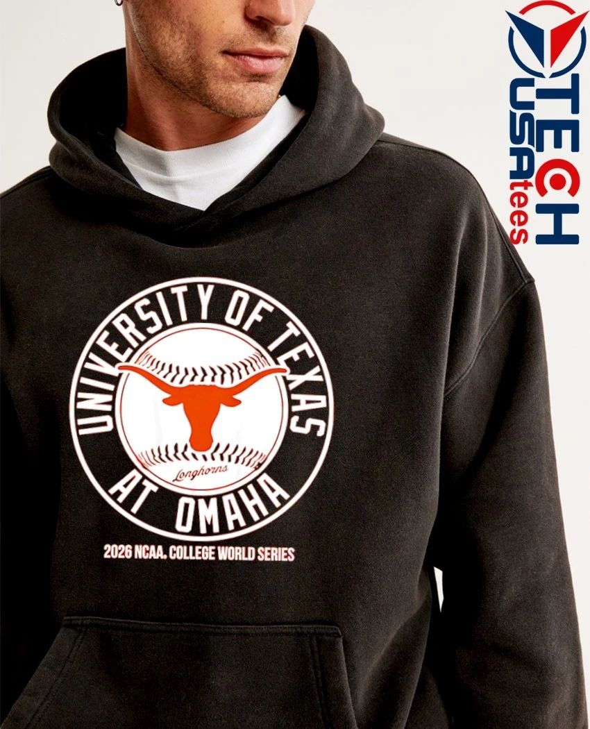 Texas Longhorns Baseball University of Texas at Omaha 2026 NCAA College World Series shirt