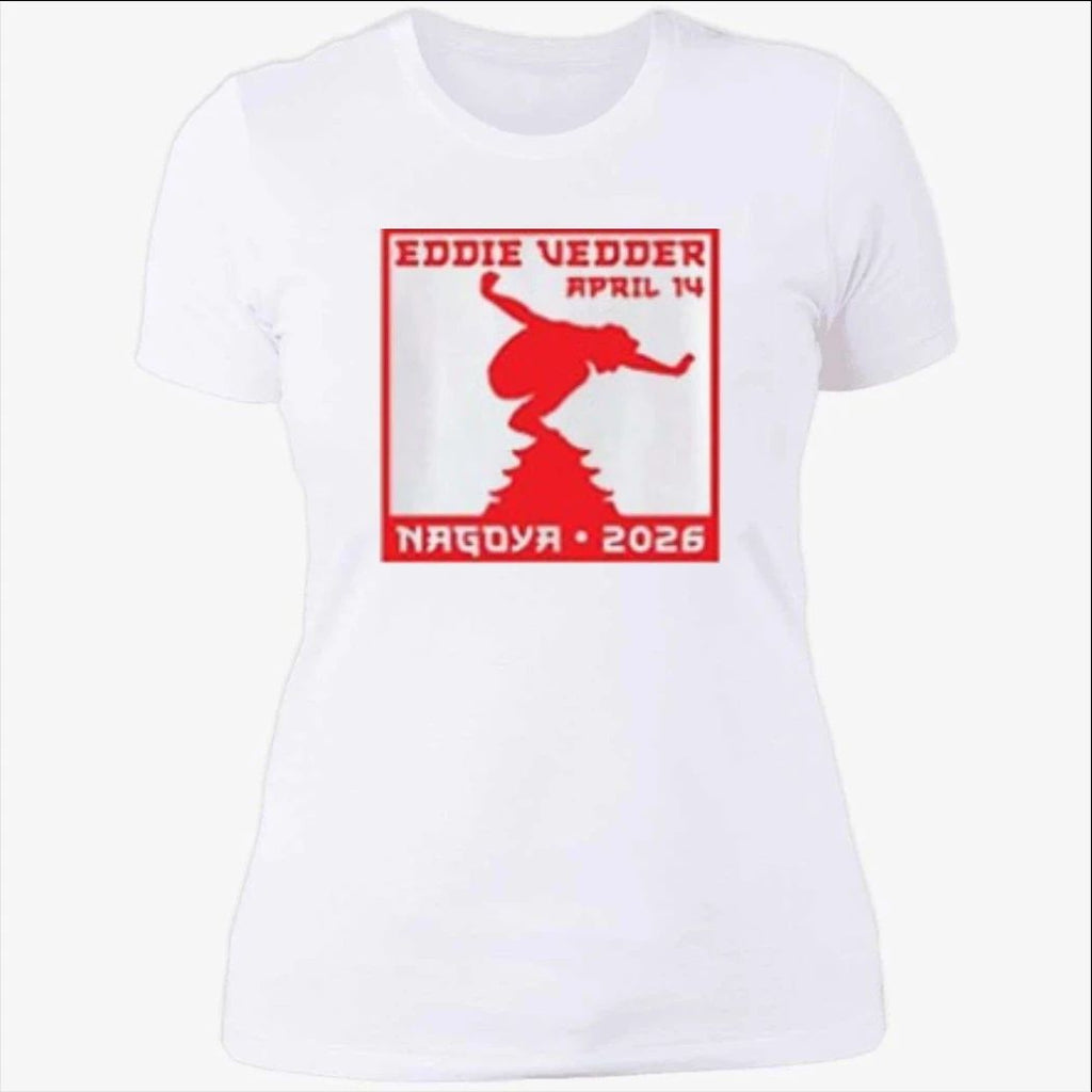Eddie Vedder 14 2026 Show Merch Nagoya Japan Concert Shirt