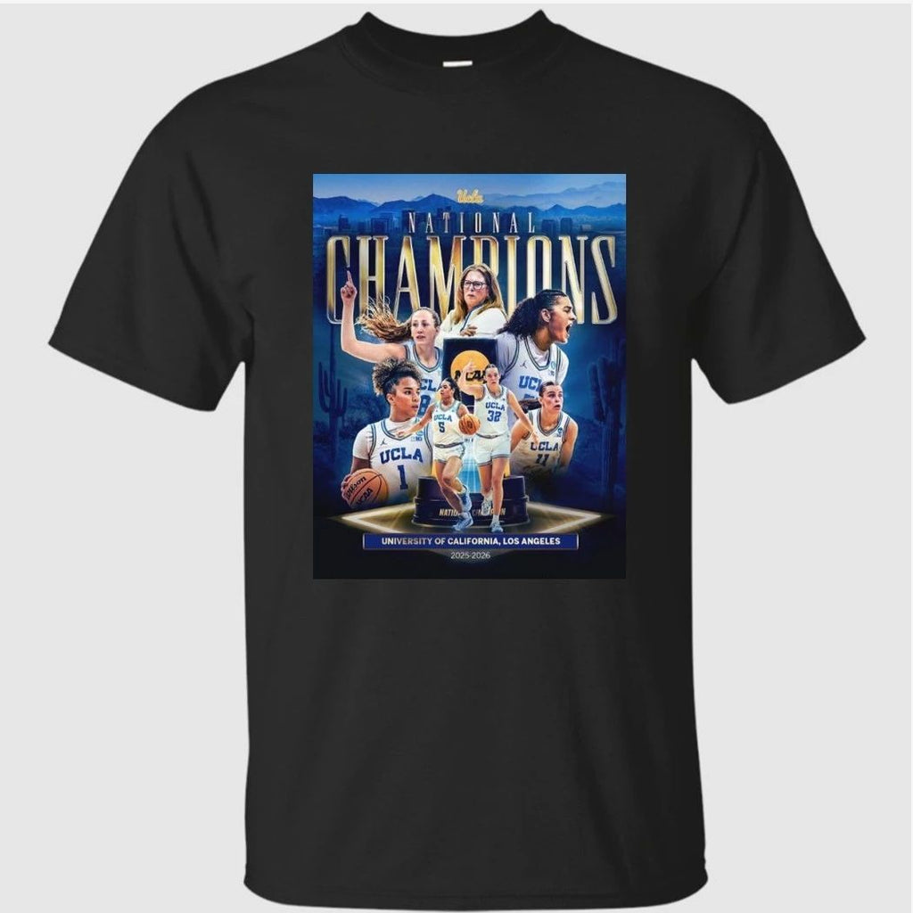UCLA Bruins Women’s Basketball NCAA Tournament Champions 2026 Poster Shirt