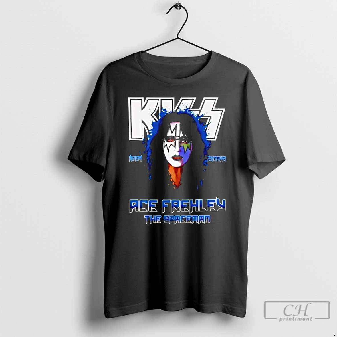 Classic Ace Frehley The Spaceman Rip 1951%e2%80%912025 T Shirts