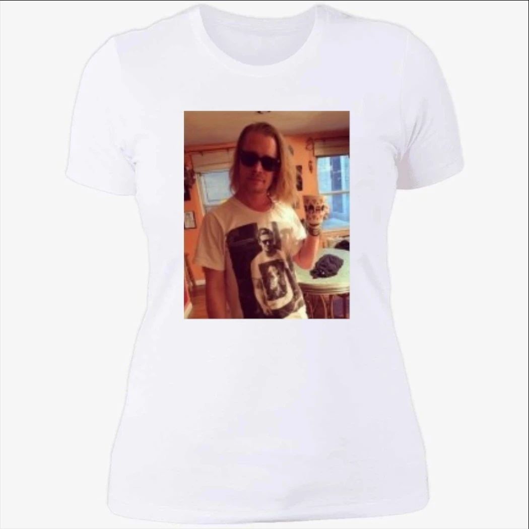 Ryan Gosling Wears Shirt Of Macaulay Culkin Wearing Ryan Gosling Shirt