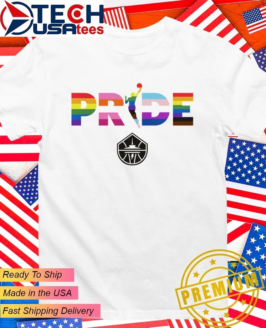 Seattle Storm WNBA Pride logo shirt