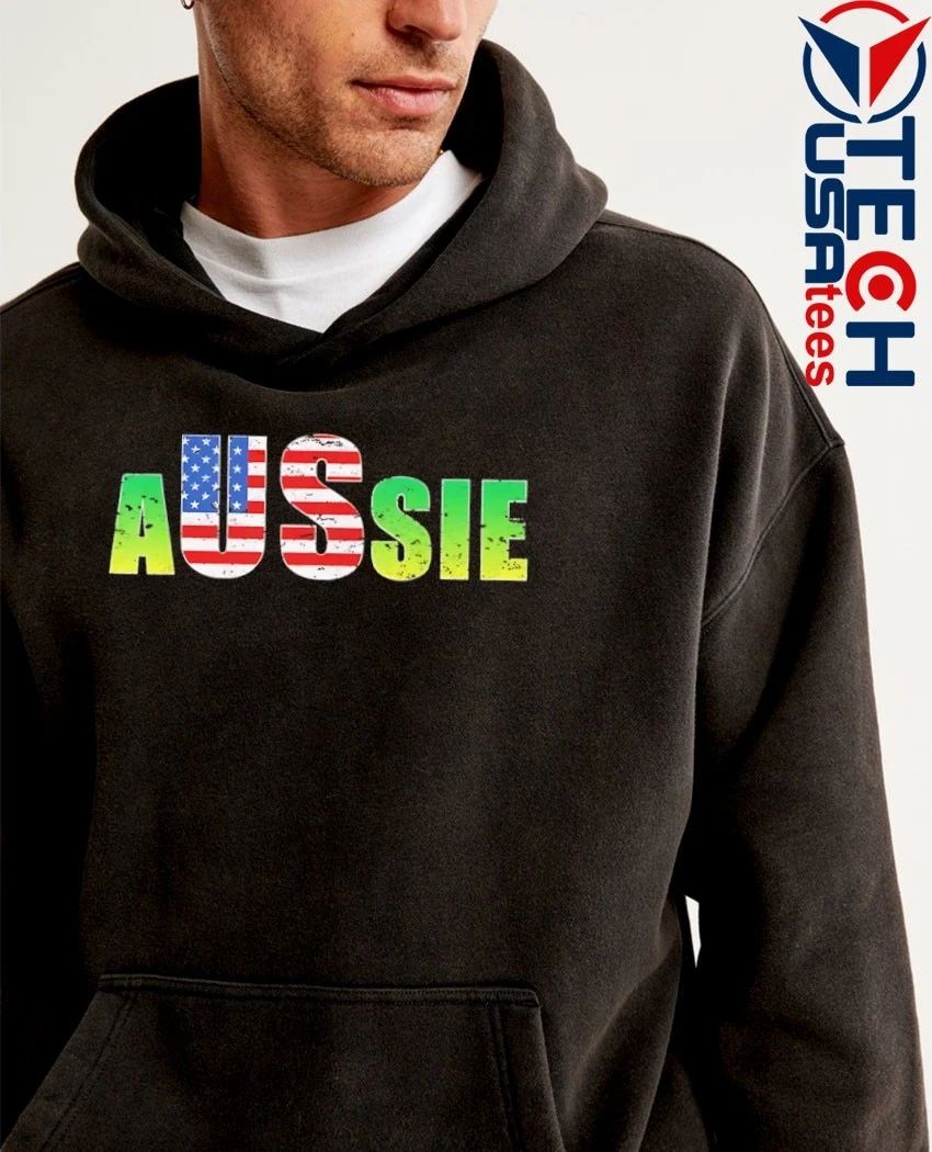 Australia United States Aussie flag shirt