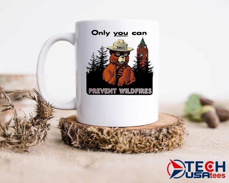 Smokey x Montana Prevent Wildfires only you can shirt