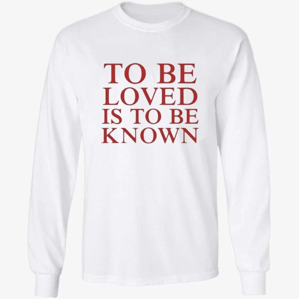 Zendaya To Be Loved Is To Be Known Shirt