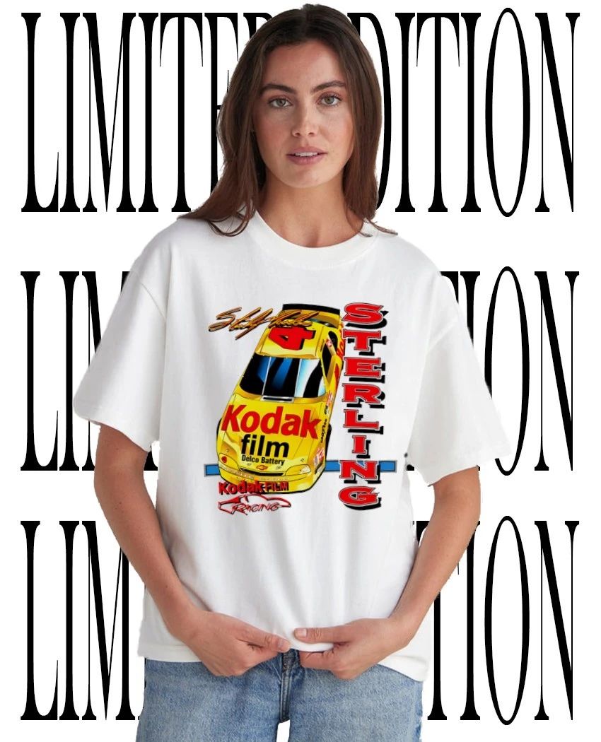 NASCAR Sterling Marlin 4 Kodak Film Stock Car Racing shirt