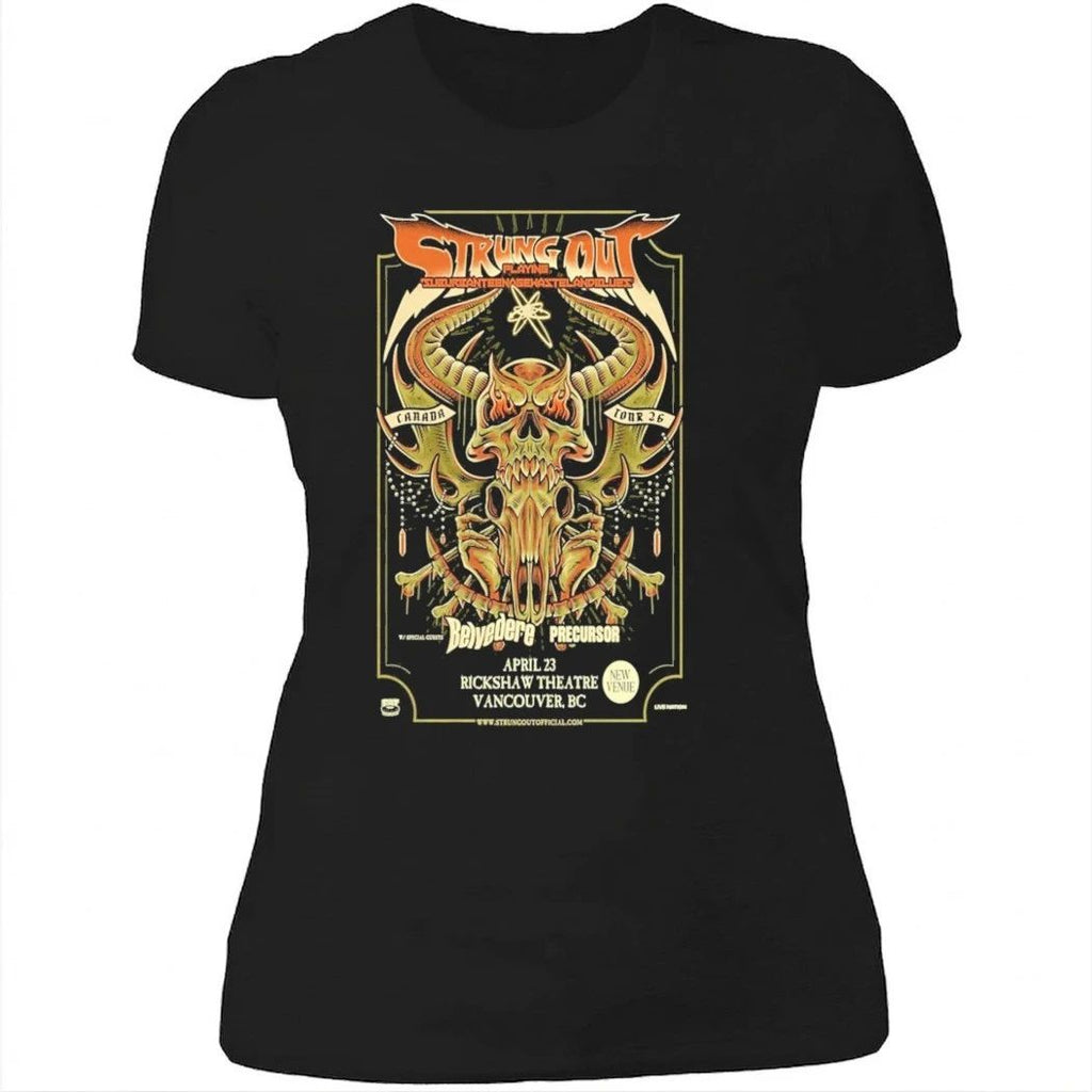 Strung Out Rickshaw Theatre April 23 2026 Vancouver, BC Shirt