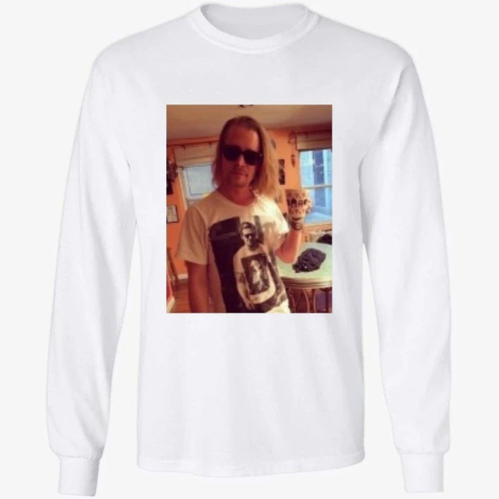 Ryan Gosling Wears Shirt Of Macaulay Culkin Wearing Ryan Gosling Shirt