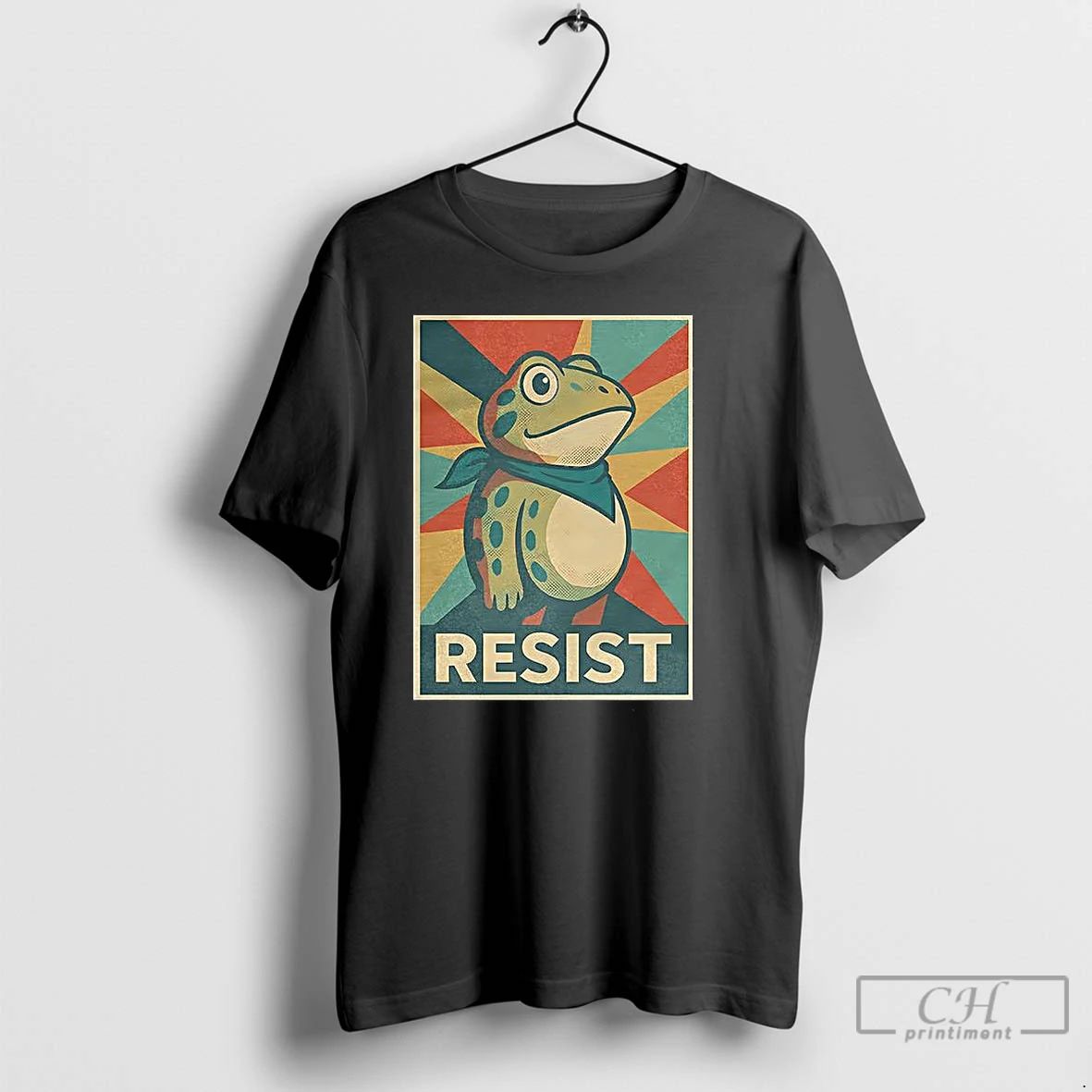 Classic Resist Portland Protest Frog Trump American T Shirts
