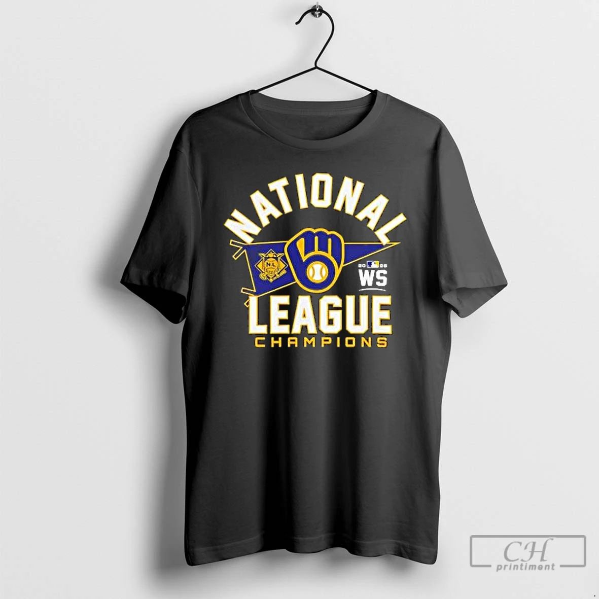 Classic Milwaukee Brewers Baseball 2025 Alcs Postseason Champions Flag T Shirts