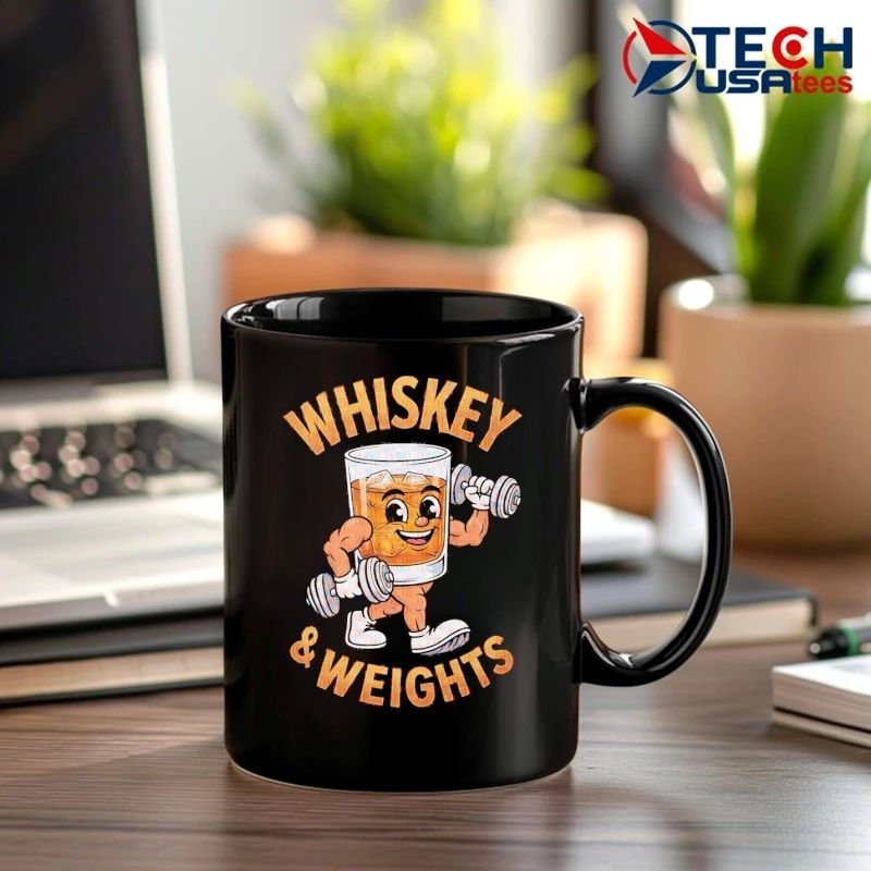 Whiskey and Weights Beer Gym shirt