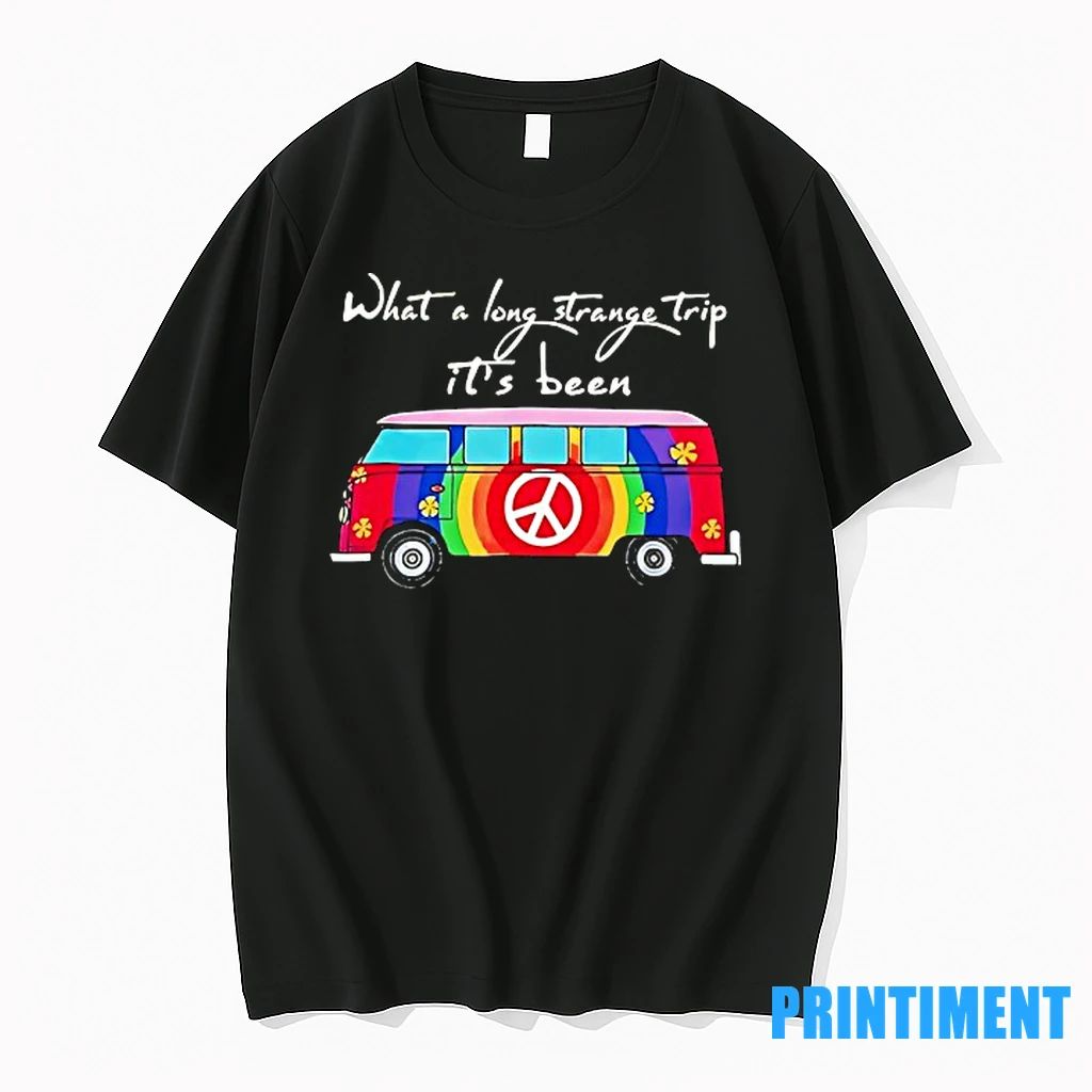 What A Long Strange Trip Its Been Peace Bus Tshirts Sweater