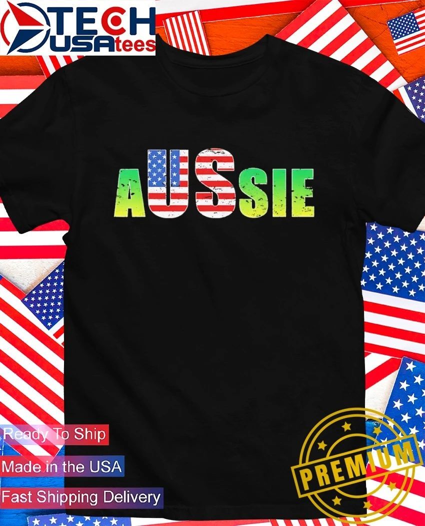 Australia United States Aussie flag shirt