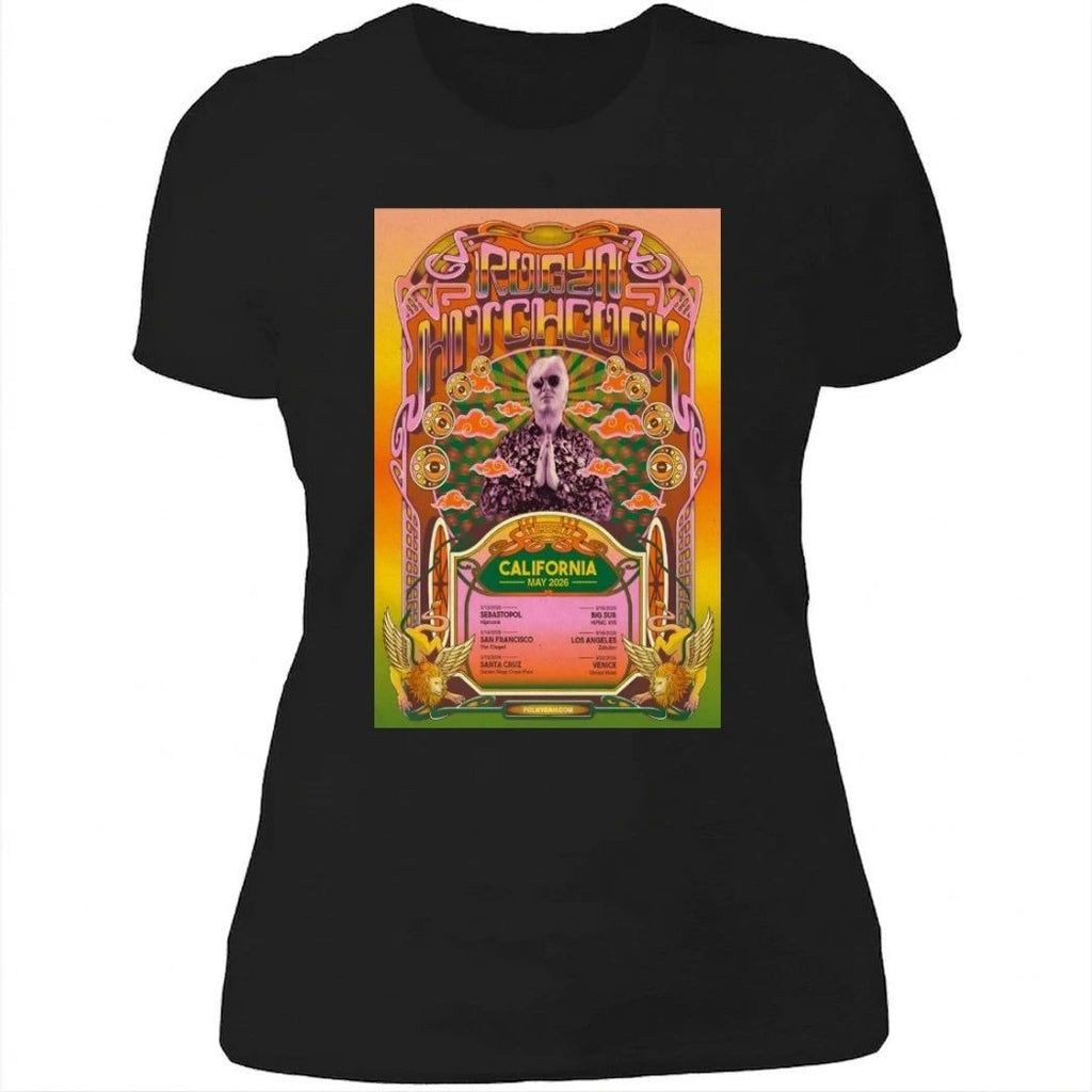 Robyn Hitchcock California May 2026 Shows Shirt