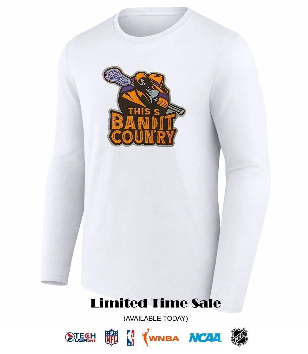 This is Bandit Country Buffalo Bandits lacrosse shirt