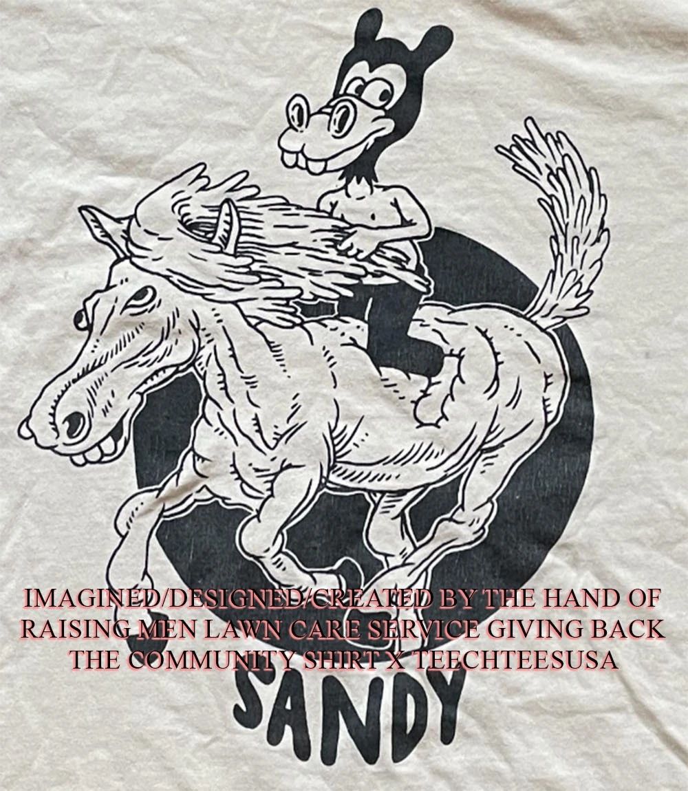 Sandy horse shirt