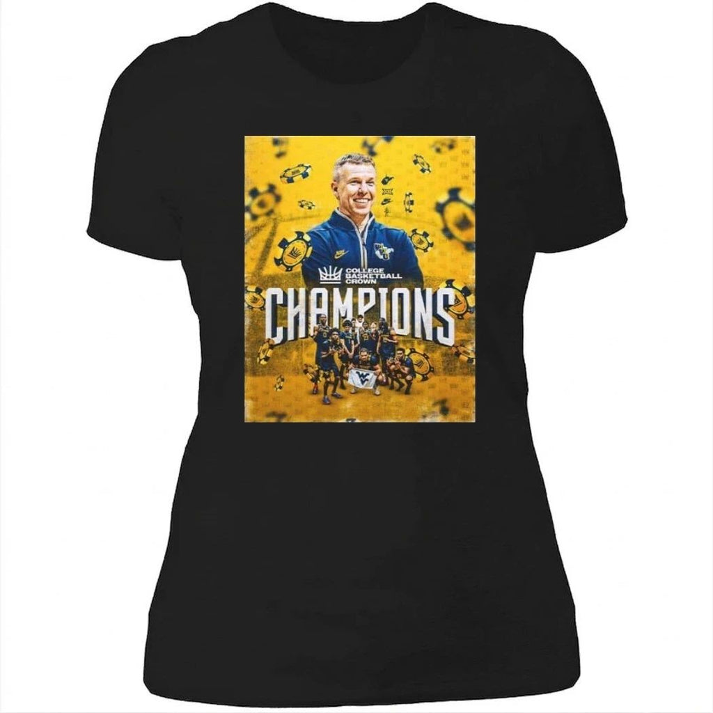 West Virginia Mountaineers 2026 Champions College Men’s Basketball Crown Shirt