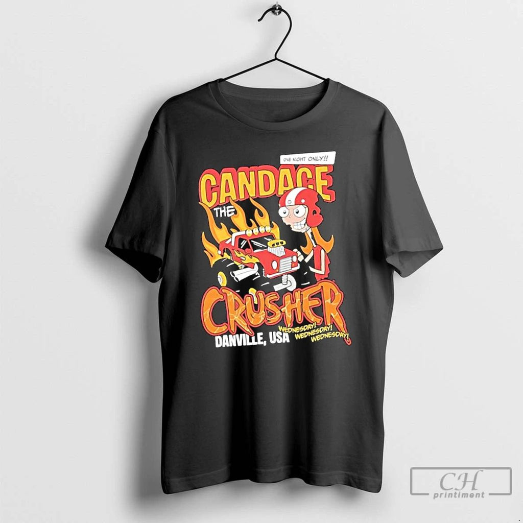 Classic Phineas And Ferb Series Candace The Crusher T Shirts
