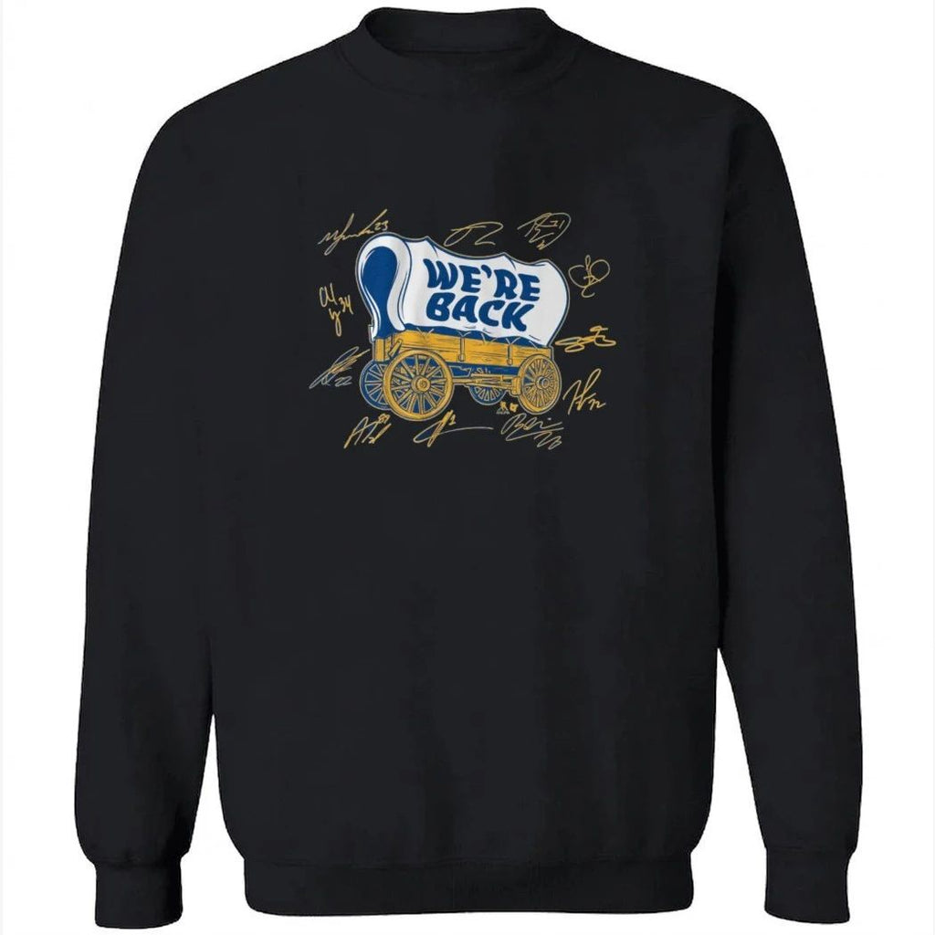 Buffalo Hockey Wagon We’re Back Signature Shirt