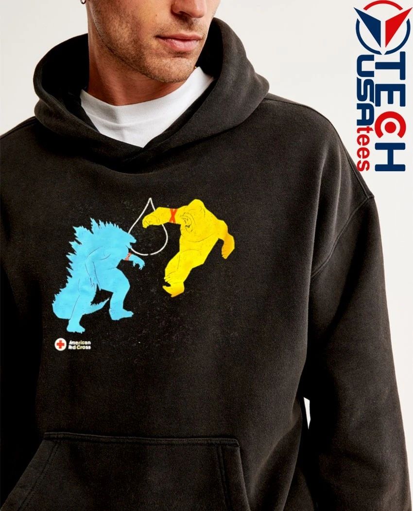Godzilla x Kong The New Empire American Red Cross shirt