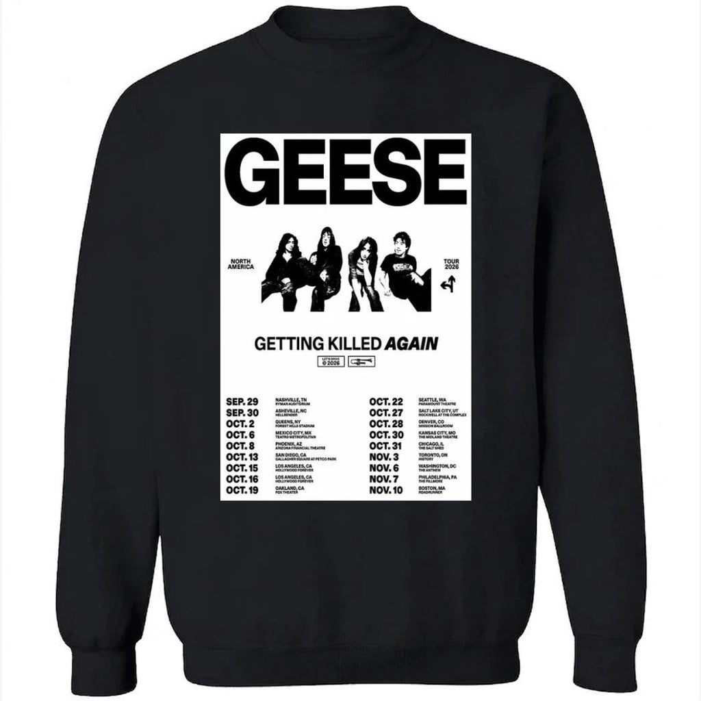 Geese Getting Killed Again Tour 2026 Poster Shirt