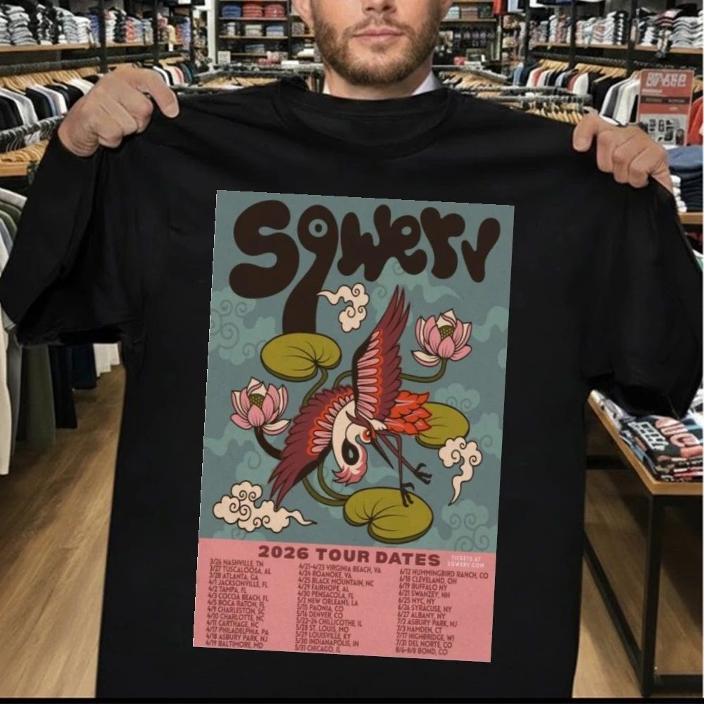Sqwerv Summer Tour 2026 Poster Shirt