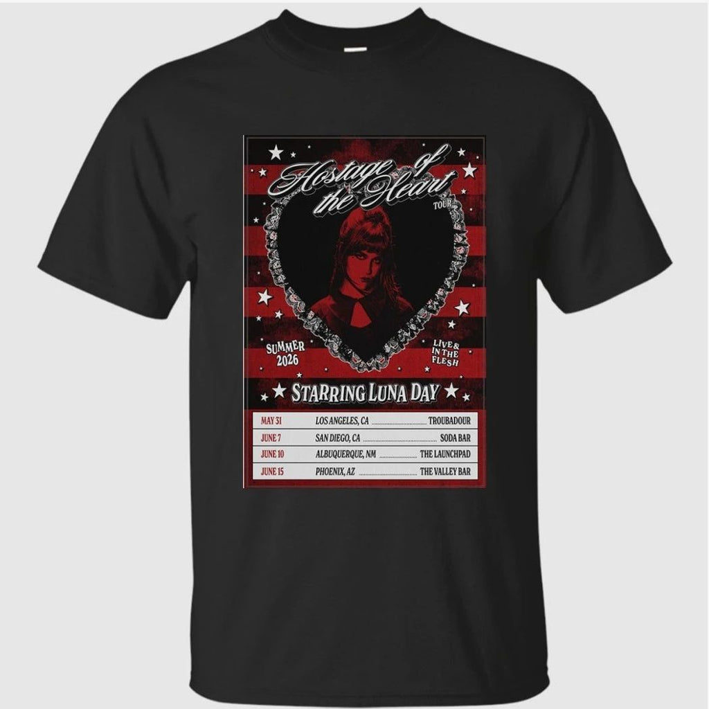 Luna Day The Hostage of the Heart Tour 2026 Poster Shirt