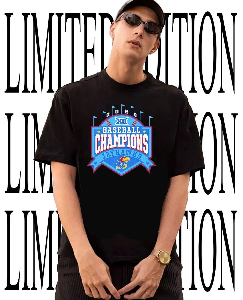 Kansas Jayhawks 2026 Big 12 Baseball Regular Season Champions shirt