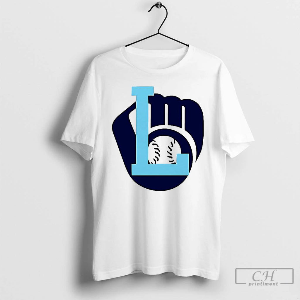 Classic L Milwaukee Brewers Logo T Shirts