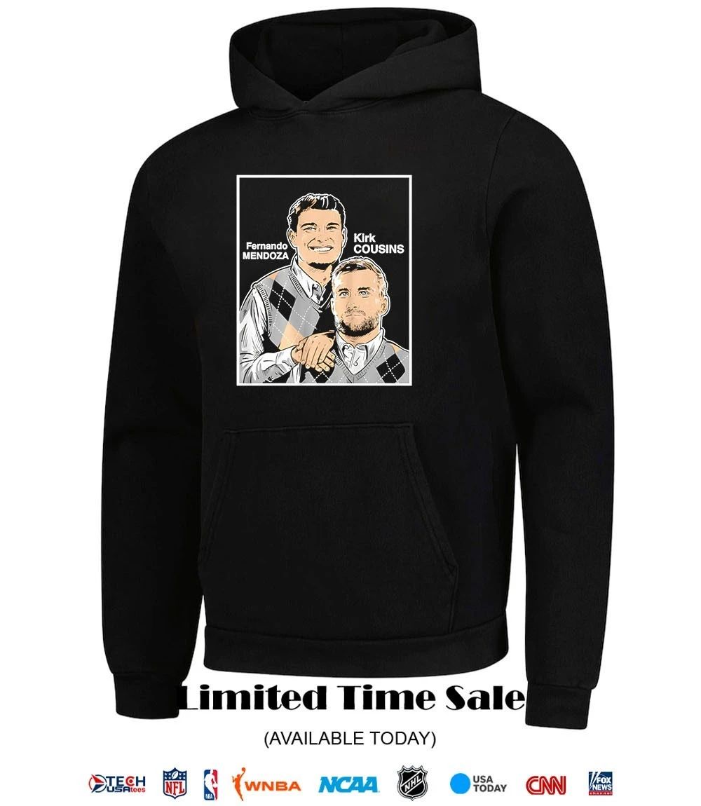 Fernando Mendoza and Kirk Cousins Step Brothers Family Portrait shirt