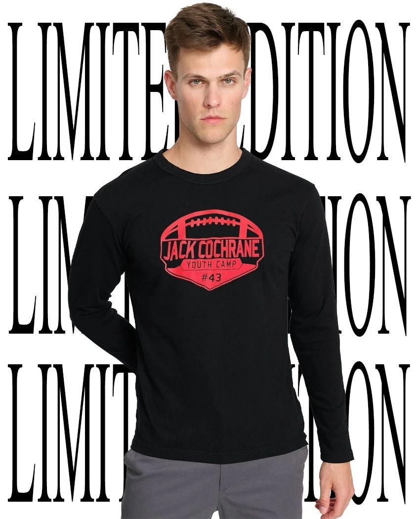Jack Cochrane Yonth Camp #43 Kansas City Chiefs logo shirt