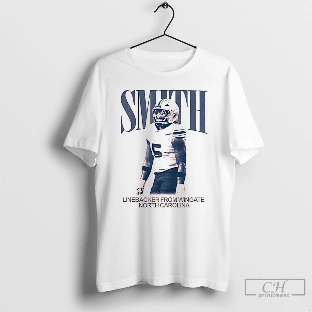 Classic Jaquavion Smith Linebacker From Wingate North Carolina Vintage T Shirts