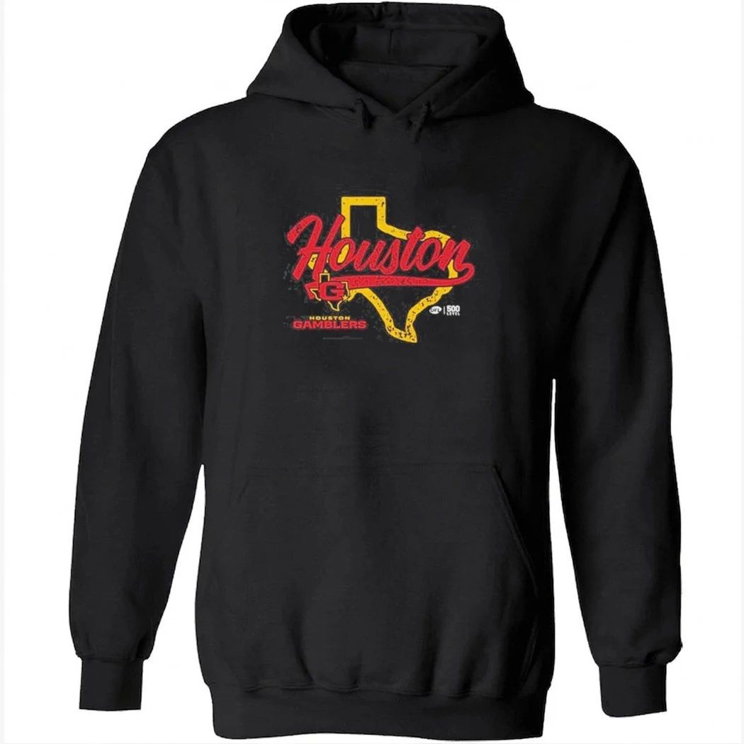 Houston Gamblers State Map Shirt