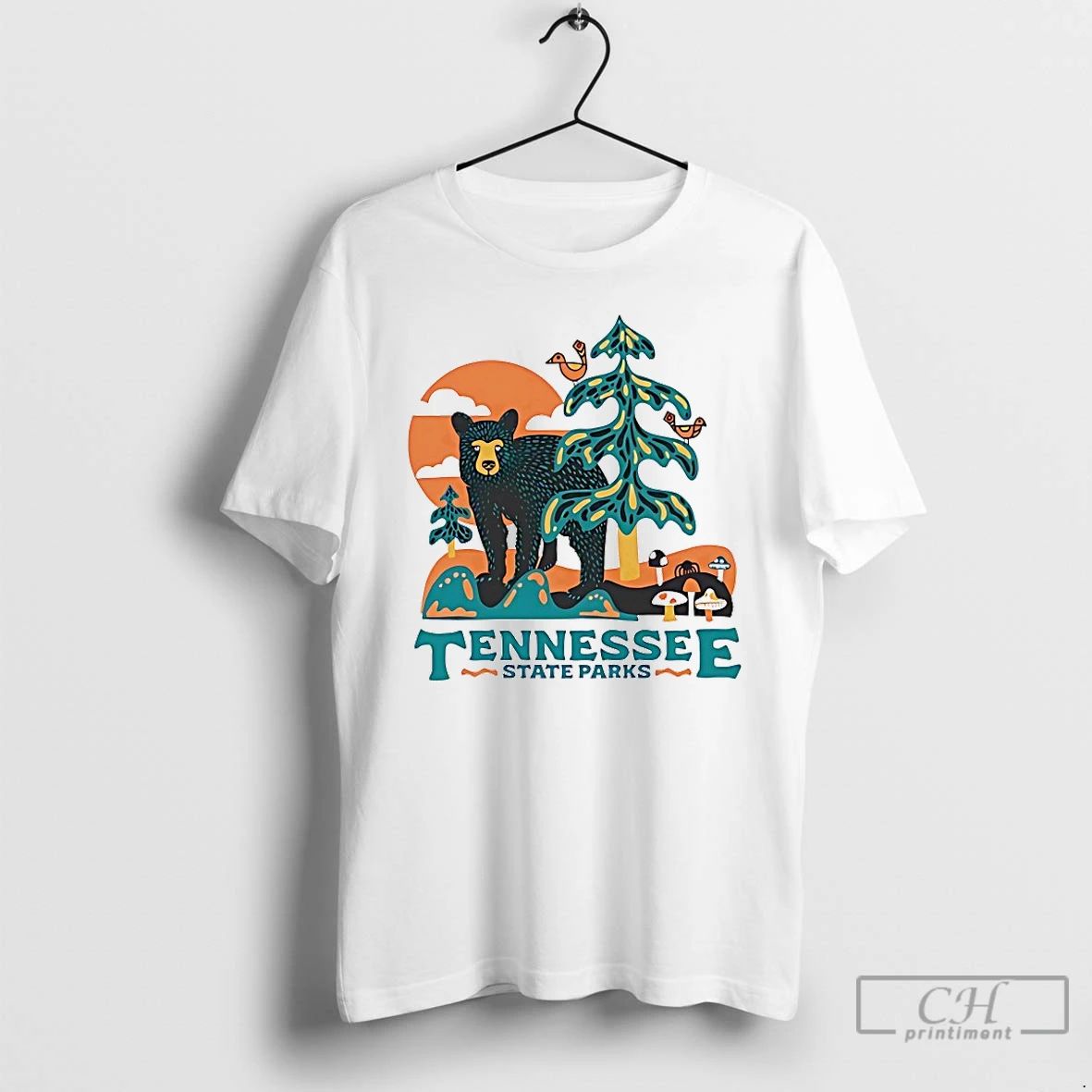 Classic Tennessee State Parks Bear T Shirts
