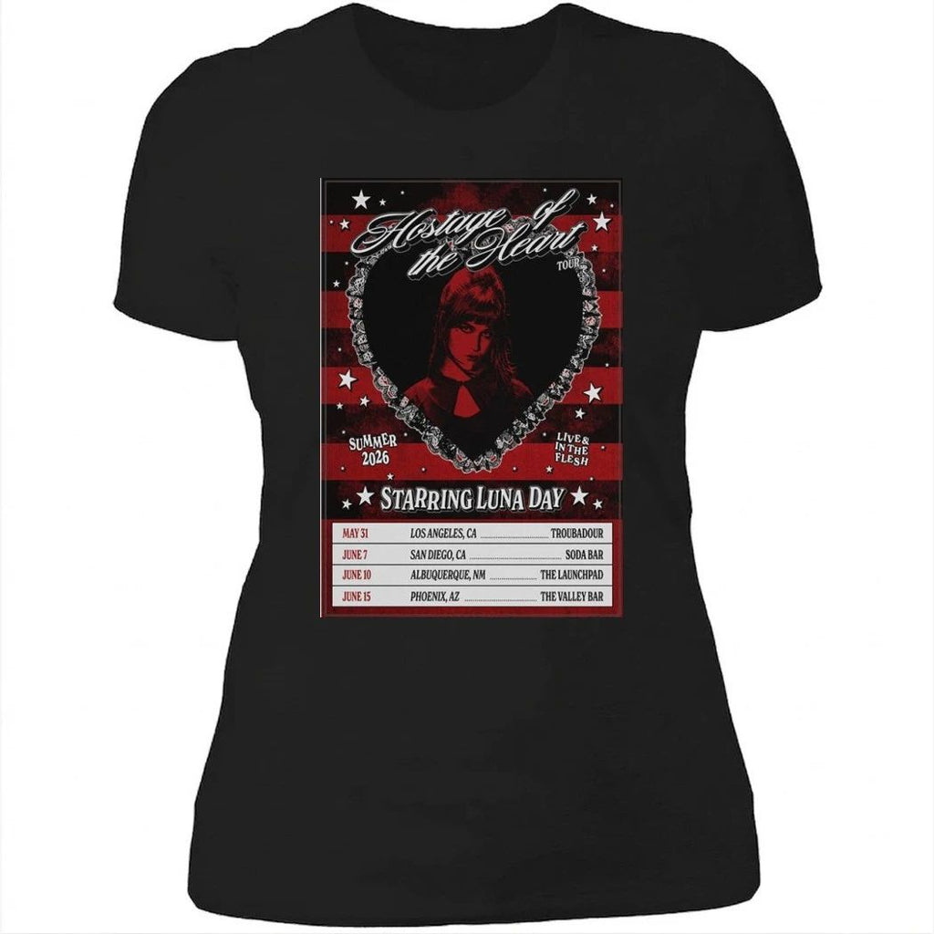 Luna Day The Hostage of the Heart Tour 2026 Poster Shirt