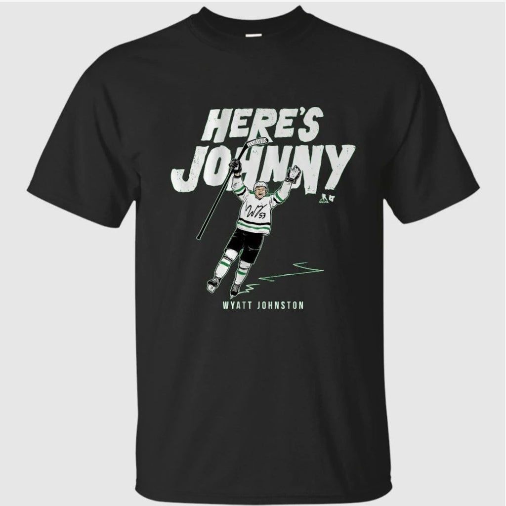 Wyatt Johnston Here’s Johnny Hockey Shirt