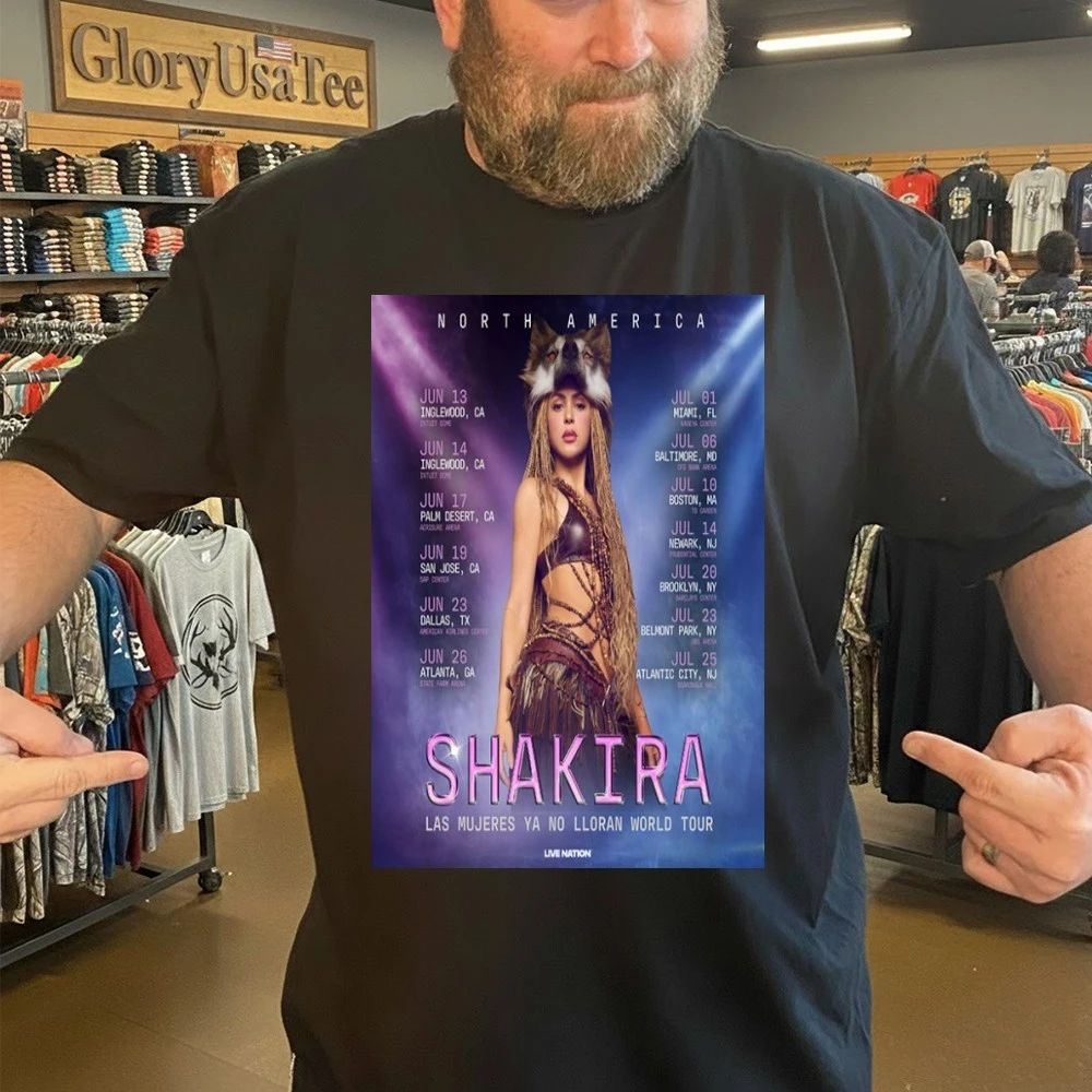 HAKIRAs Las Mujeres Ya No Lloran World Tour 2026 Poster Shirt