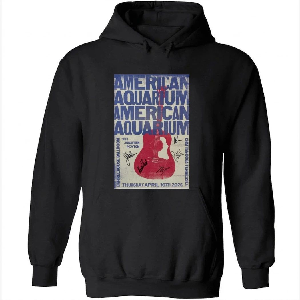 BJ Barham of American Aquarium Barrelhouse Ballroom Chattanooga, TN April 16 2026 Poster Shirt