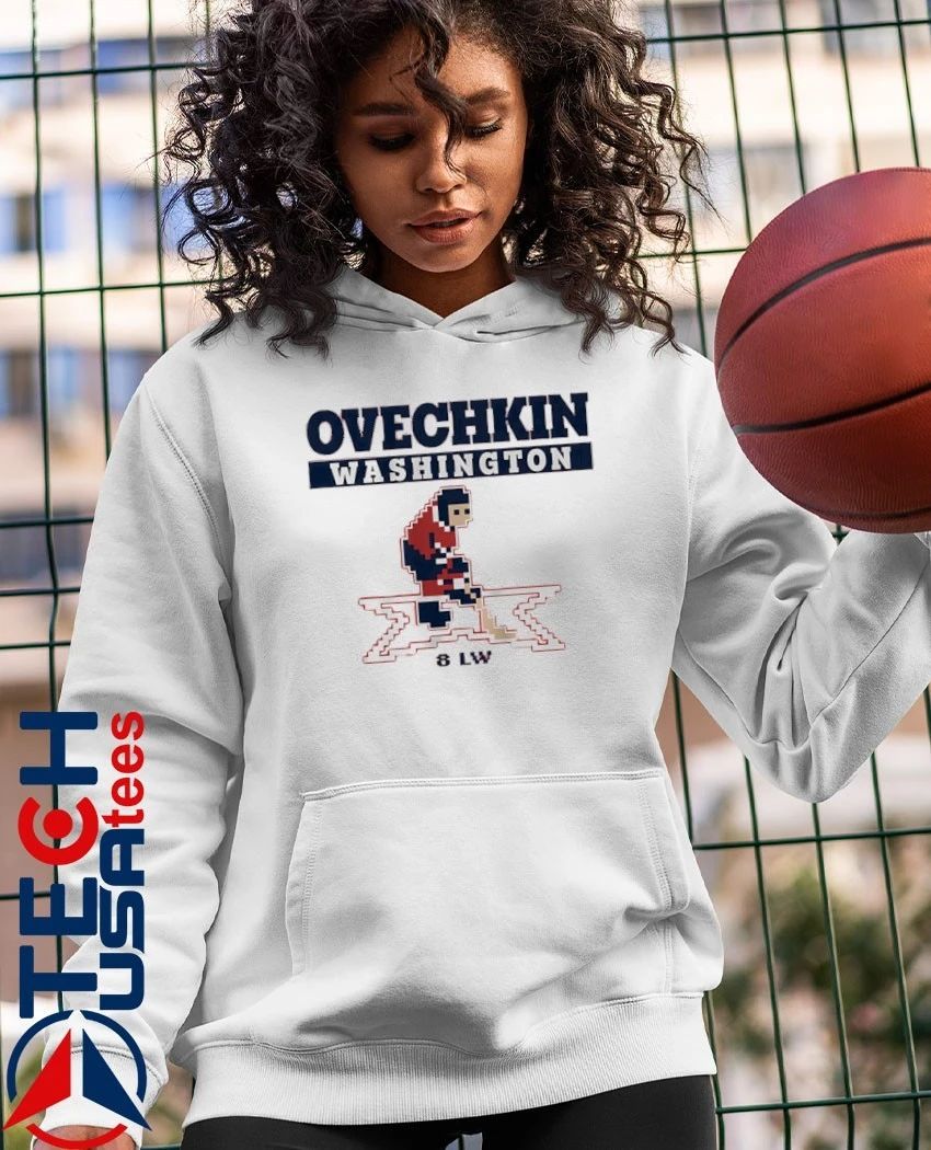 Alex Ovechkin Washington Capitals Hockey 8LW pixel shirt