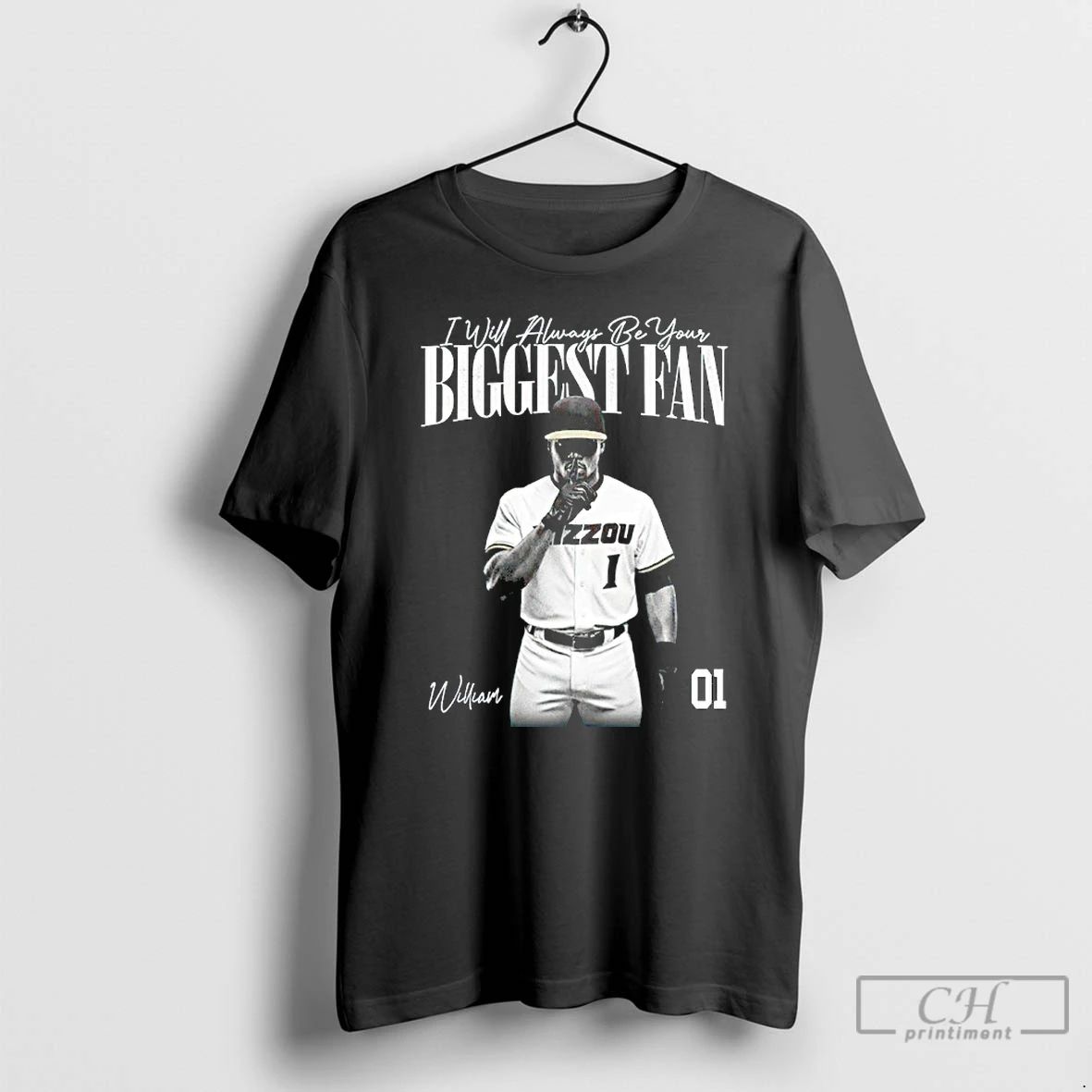Classic I Will Always Be Your Biggest Fan Missouri Tigers William Signature T Shirts