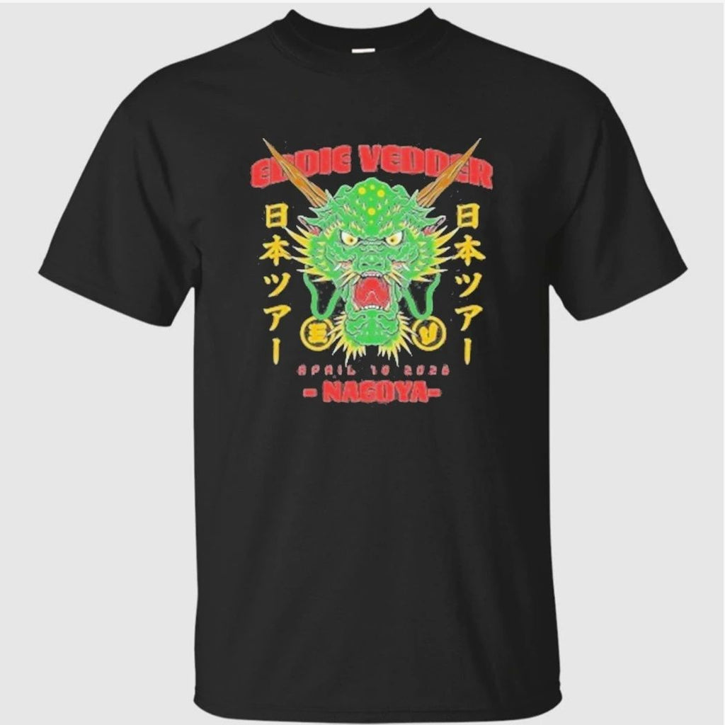 Eddie Vedder 2026 Dragon Event Tee For Nagoya Japan At Forest Hall On April 14th 2026 Shirt