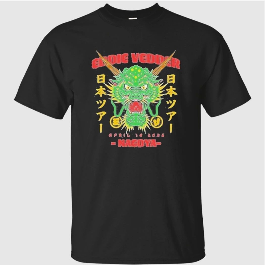 Eddie Vedder 2026 Dragon Event Tee For Nagoya Japan At Forest Hall On April 14th 2026 Shirt
