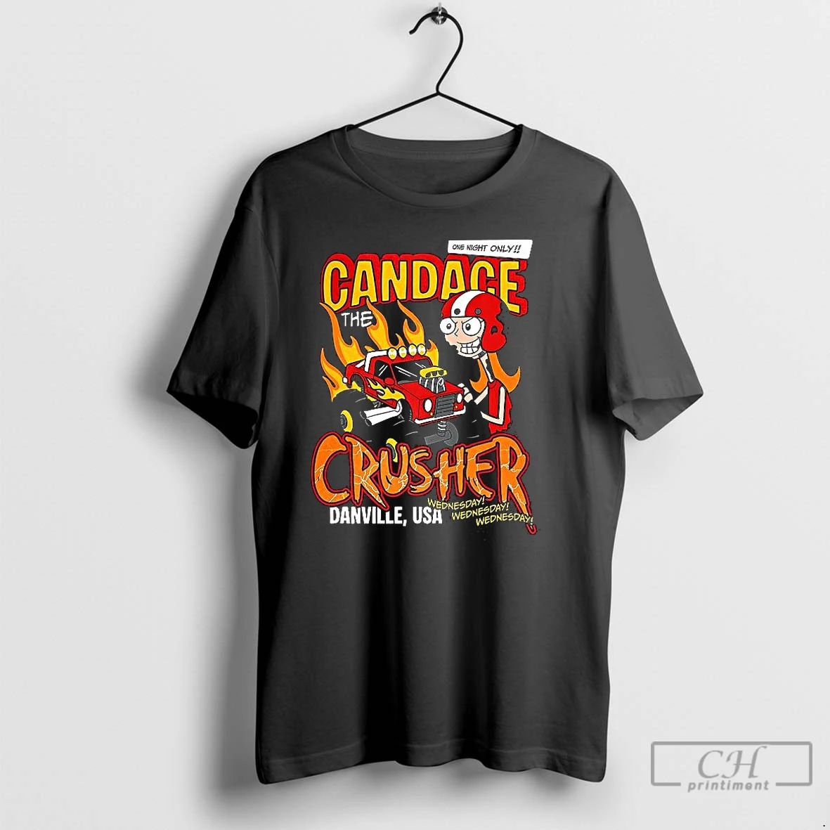 Classic Candace The Crusher Phineas And Ferb One Night Only Wendnesday T Shirts