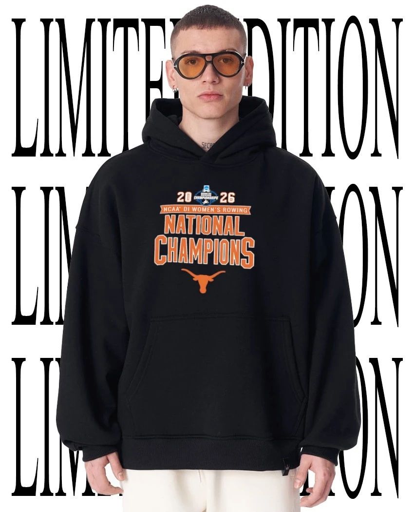 2026 NCAA DI Women’s Rowing National Champions Texas Longhorns T-Shirt