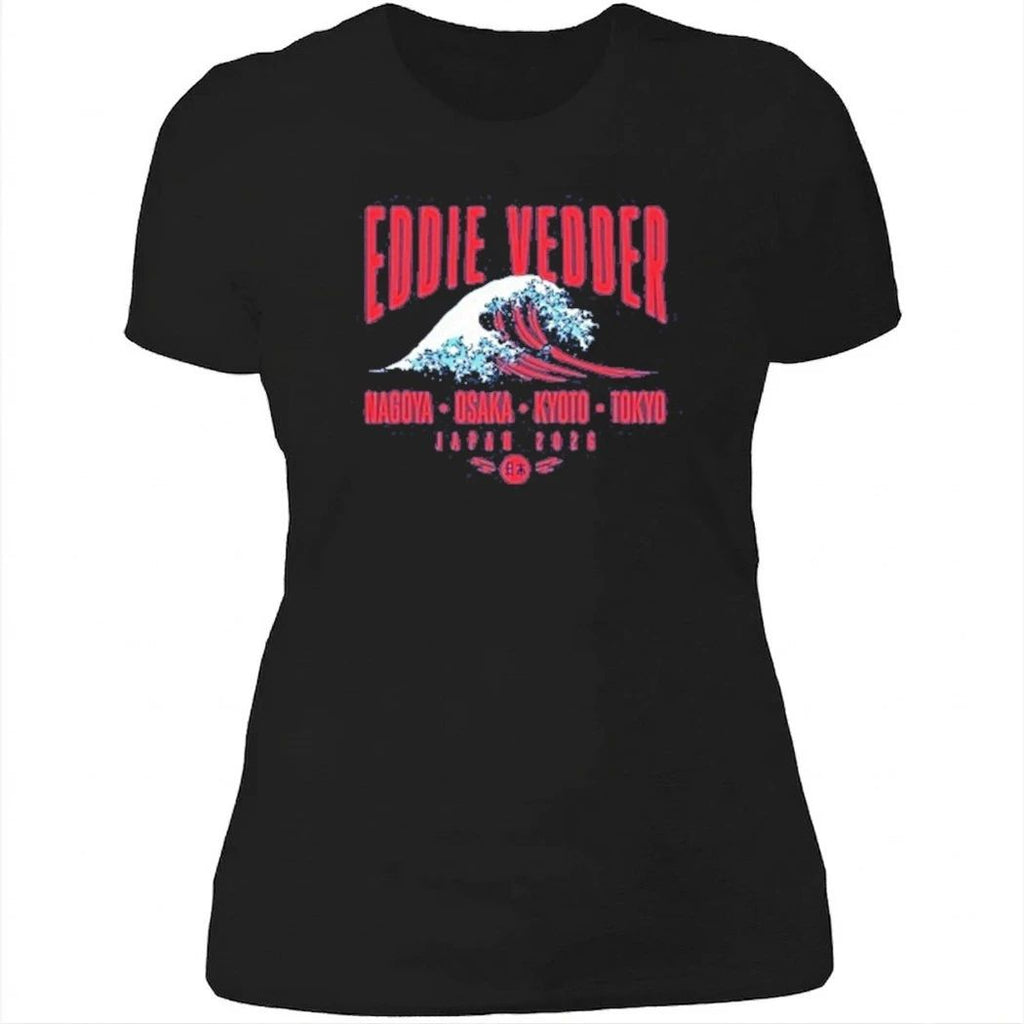Eddie Vedder 2026 Japan Tour Great Wave Shirt